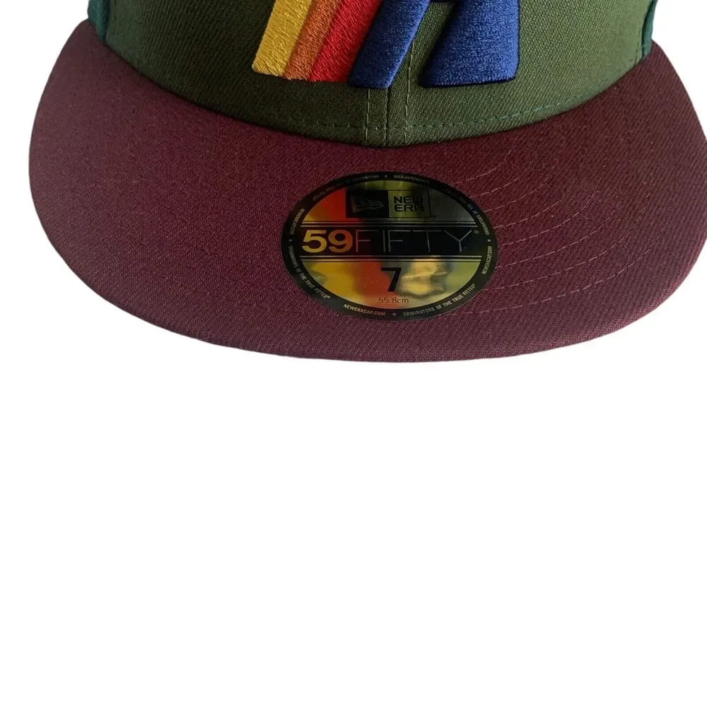 New Era 5950 Size 7 Houston Astros MLB Cooperstown Collection Astrodome Cap Hat